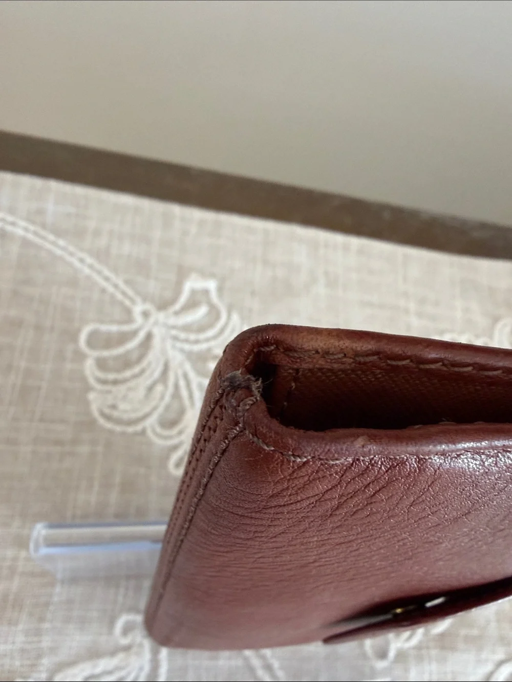 Fossil Madison Brown Leather Bifold Wallet